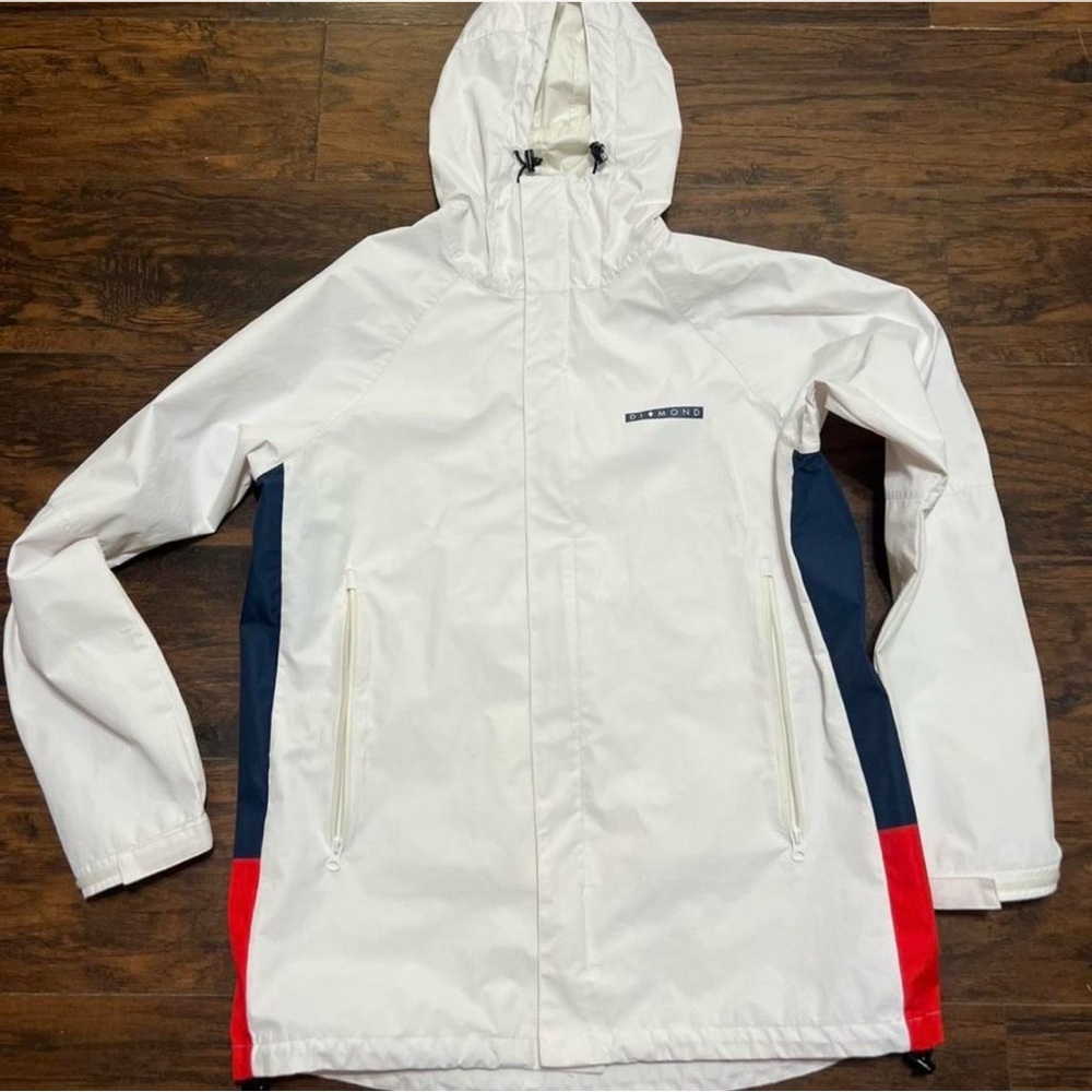 Diamond Supply Co. Men's Large Ski Snap
Hooded Jacket‎